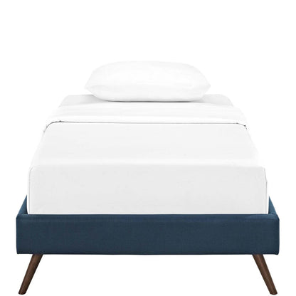 Bed | CasaFoyer Loryn Platform Bed | Solid Wood Frame | Polyester Upholstery | Wooden Slat Support System | No Box Spring Needed | Compatible with Aveline Memory Foam Mattresses | Ideal for Modern Bedrooms | casafoyer.myshopify.com