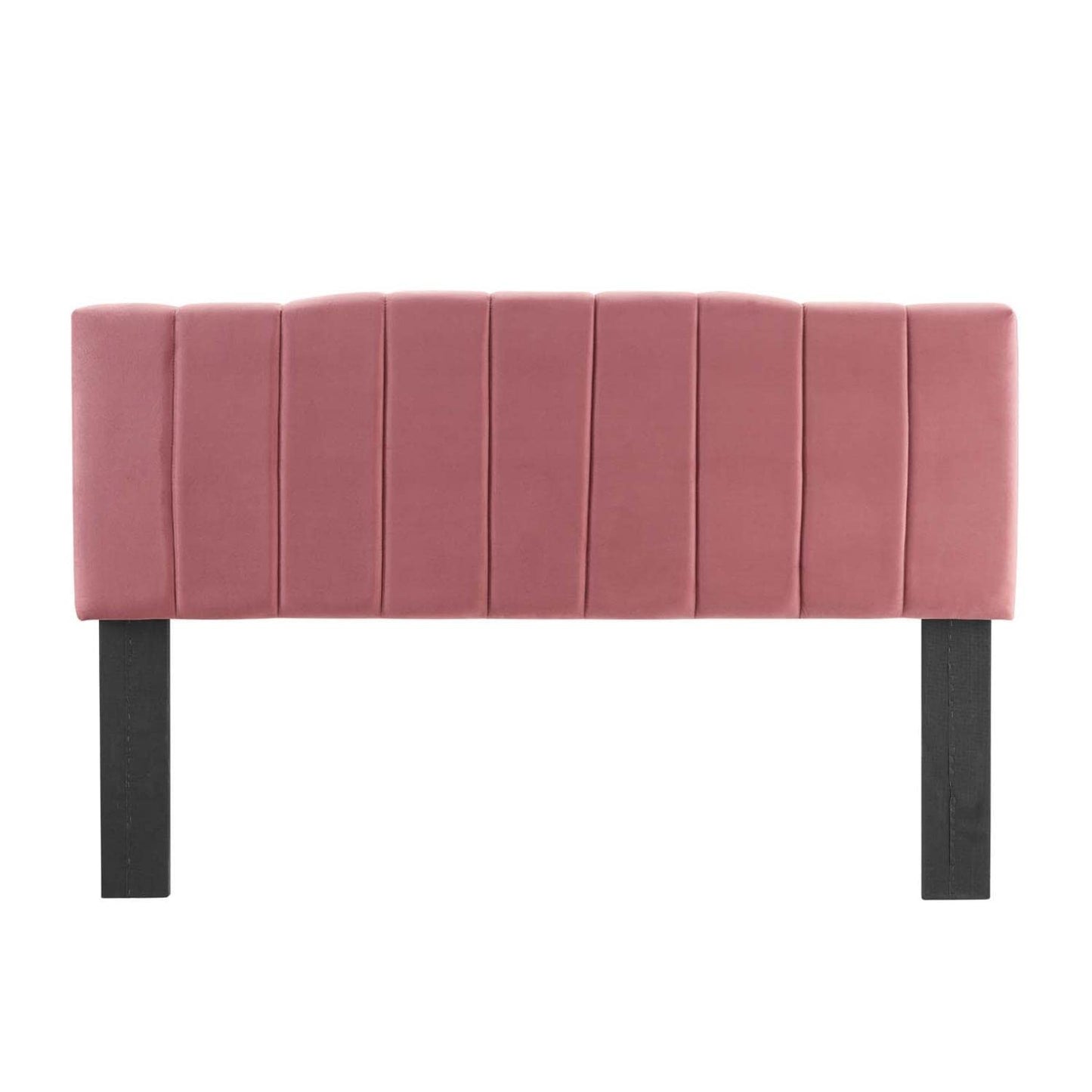 Bed | CasaFoyer Camilla Channel Tufted Performance Velvet King/California King Headboard | Retro Charm, Stain-Resistant, Adjustable Mounting Positions | casafoyer.myshopify.com
