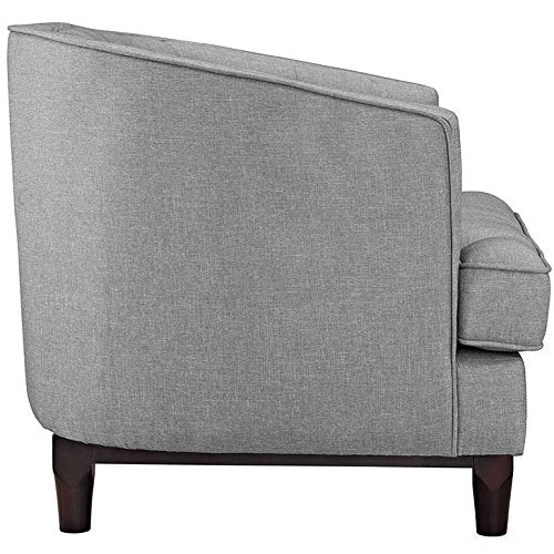 home office desk chairs | CasaFoyer Coast Armchair Set of 2 | Elegant Deep Button Tufting | Polyester Upholstery | Walnut Stained Wood Legs | Removable Seat Covers | Comfortable & Durable | casafoyer.myshopify.com
