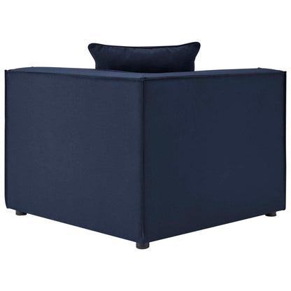 executive chairs | CasaFoyer Outdoor Patio Saybrook Upholstered 6-Piece Sectional Sofa | All-Weather, Water & UV-Resistant | French Piping Details | Durable & Long-Lasting | Includes Armless Chairs, Corner Chairs, & Ottomans | Navy | casafoyer.myshopify.com