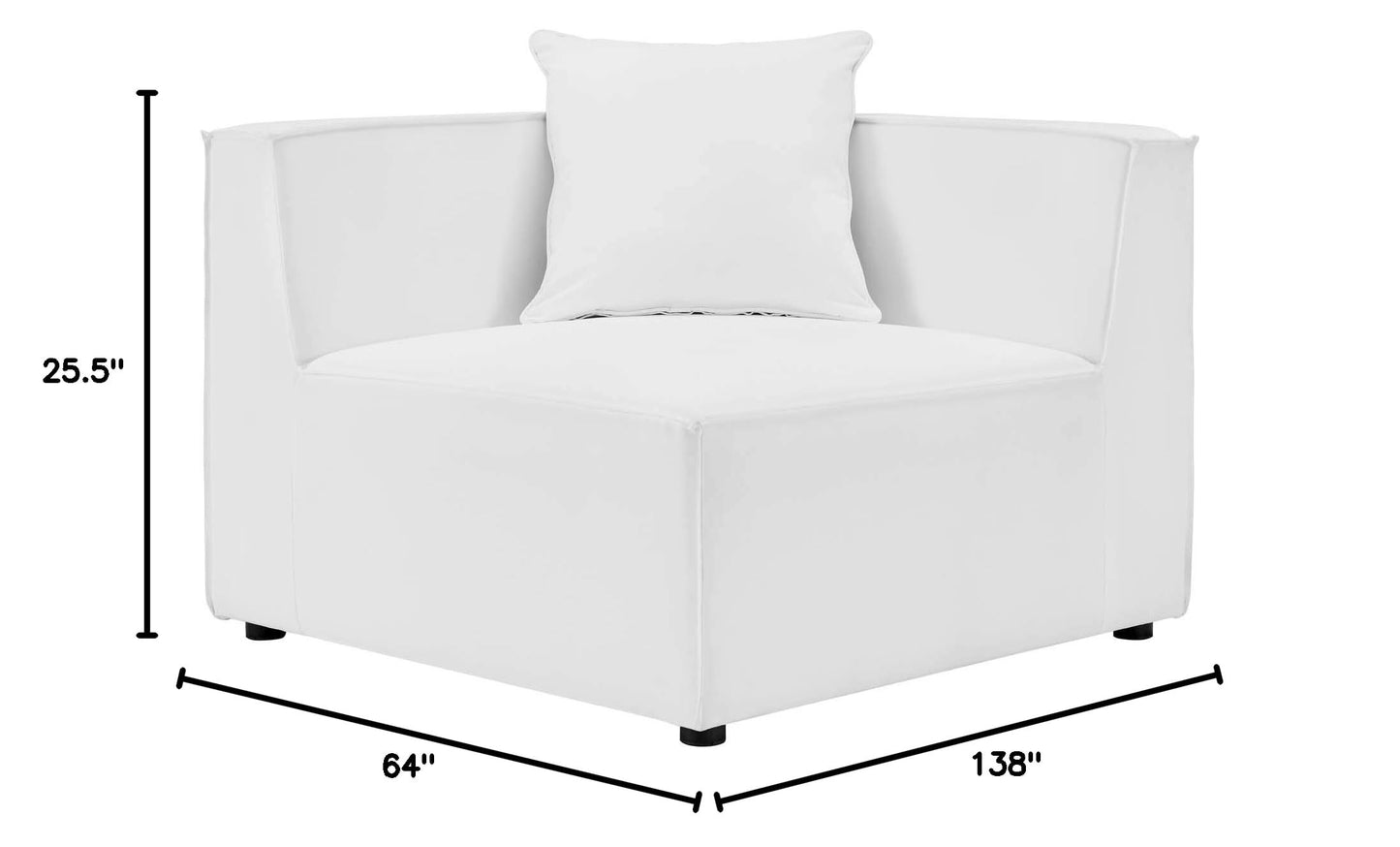 executive chairs | CasaFoyer Outdoor Patio Saybrook Upholstered 6-Piece Sectional Sofa | Comfortable & Stylish | All-Weather & UV-Resistant | French Piping | Aluminum Frame | 300 lbs Weight Capacity | casafoyer.myshopify.com
