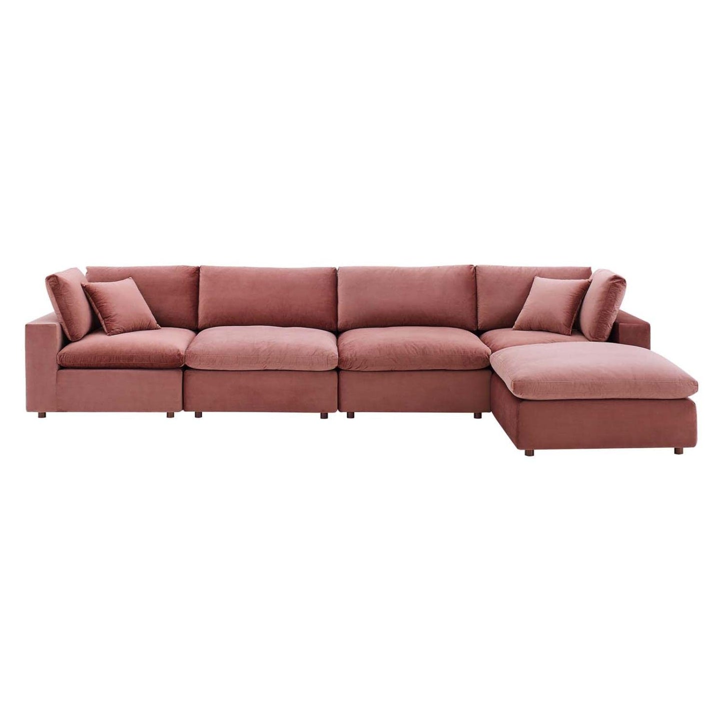 kitchen and dining room sets | CasaFoyer Commix Luxurious Sectional Sofa Set | Plush Comfort | Stain-Resistant Velvet | Solid Wood Construction | Includes Ottoman & Chairs | casafoyer.myshopify.com