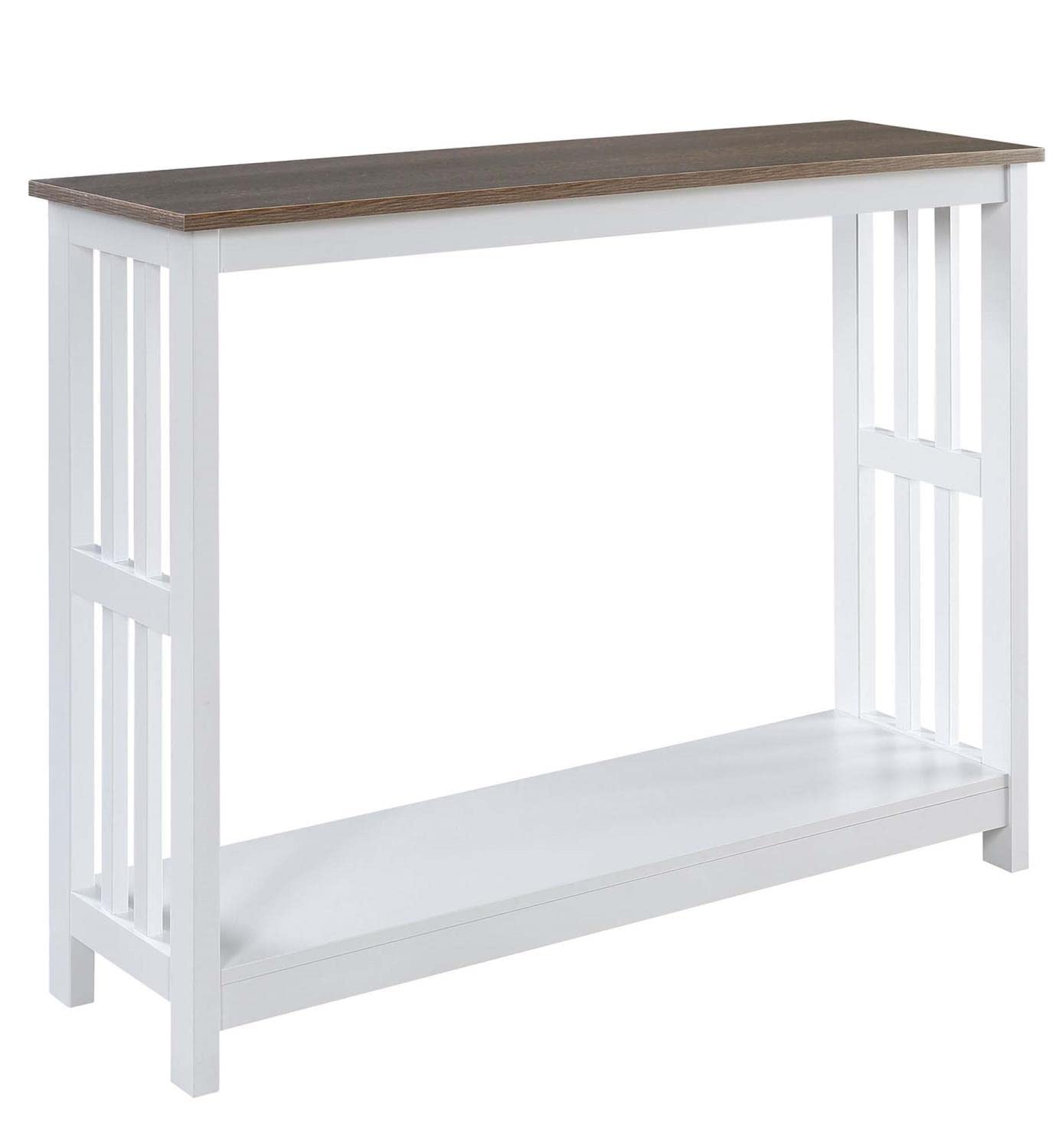TABLE | Ergode Mission Console Table with Shelf | Transitional & Contemporary Design | Durable MDF & Particleboard | Ample Storage | Versatile for Living Room, Entryway, Den, or Home Office | Pair with Ergode Mission Collection | casafoyer.myshopify.com
