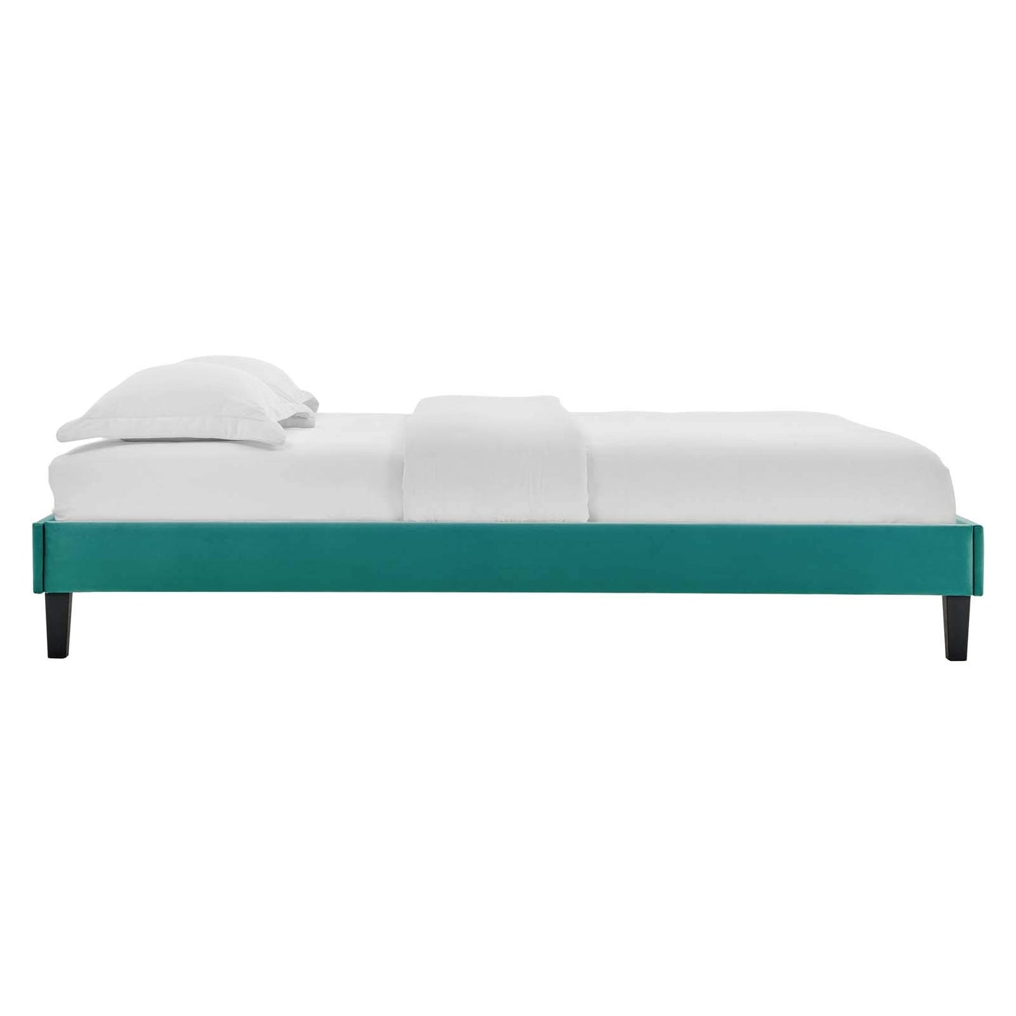 adjustable bed bases | CasaFoyer Reign Performance Velvet Twin Platform Bed Frame | Elegant, Sturdy, No Box Spring Needed | Teal | 800 lbs Weight Capacity | casafoyer.myshopify.com