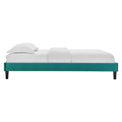 adjustable bed bases | CasaFoyer Reign Performance Velvet Twin Platform Bed Frame | Elegant, Sturdy, No Box Spring Needed | Teal | 800 lbs Weight Capacity | casafoyer.myshopify.com