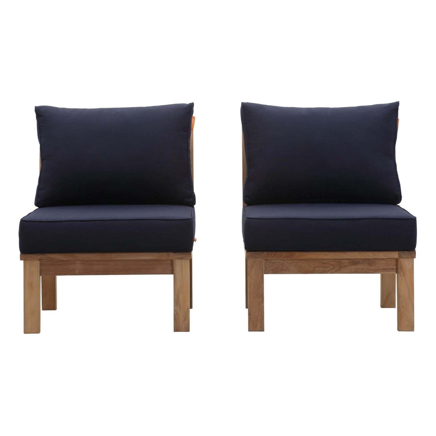 Patio Furniture Sets | Marina Teak Wood Outdoor Patio Furniture Sofa Sectional Set | Luxury | Durable | All-Weather Cushions | Modern Design | Easy Assembly | casafoyer.myshopify.com