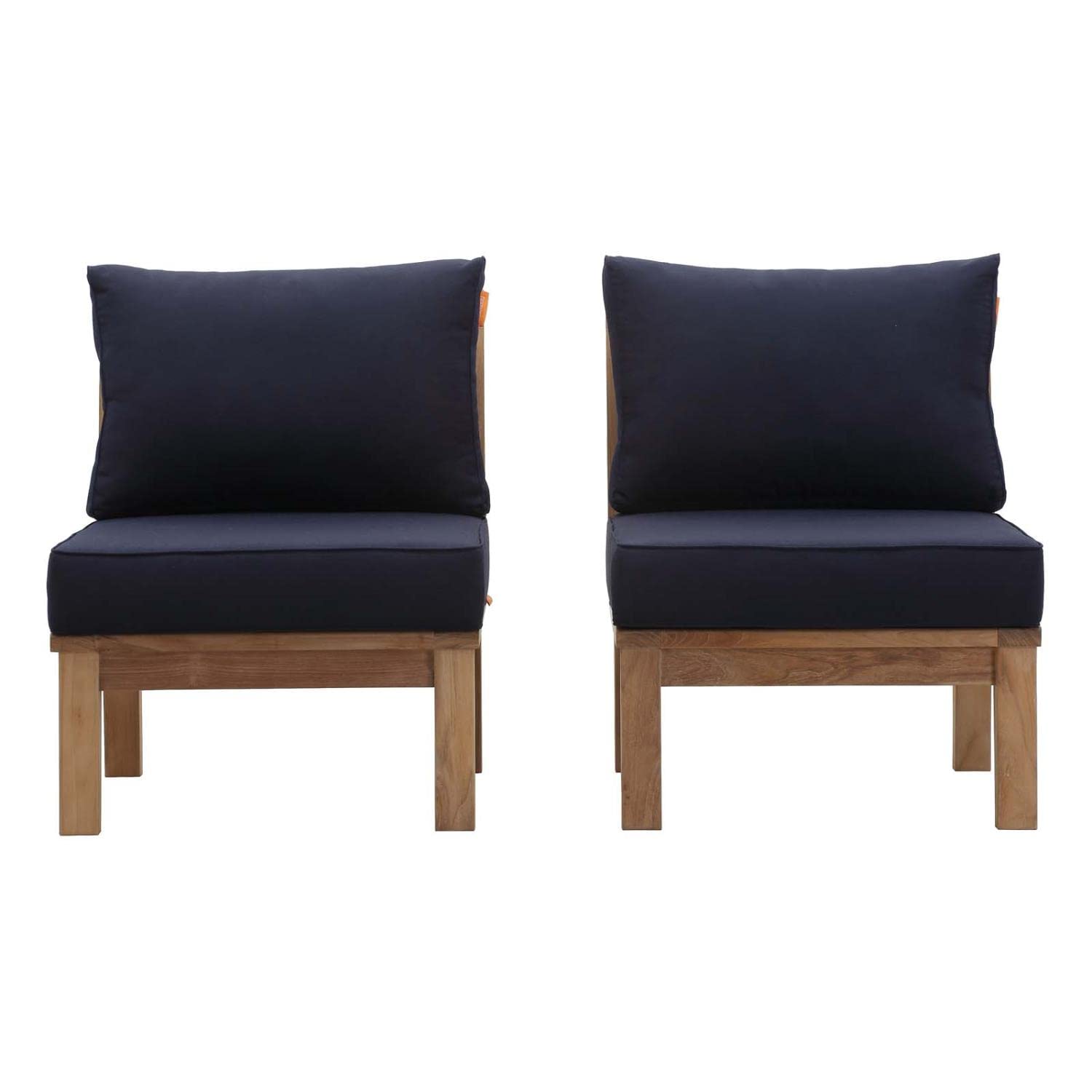 Patio Furniture Sets | Marina Teak Wood Outdoor Patio Furniture Sofa Sectional Set | Luxury | Durable | All-Weather Cushions | Modern Design | Easy Assembly | casafoyer.myshopify.com