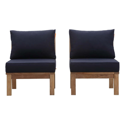 Patio Furniture Sets | Marina Teak Wood Outdoor Patio Furniture Sofa Sectional Set | Luxury | Durable | All-Weather Cushions | Modern Design | Easy Assembly | casafoyer.myshopify.com