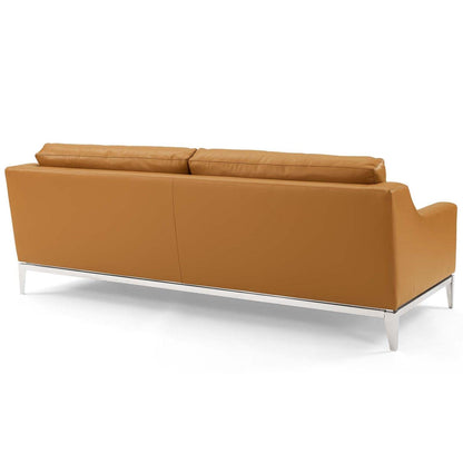 sofas | CasaFoyer Harness 83.5 Leather Sofa | Soft Upholstery | Foam Cushions | Stainless Steel Frame | Modern & Timeless Design | Removable Cushions | 900 lbs Weight Capacity | casafoyer.myshopify.com