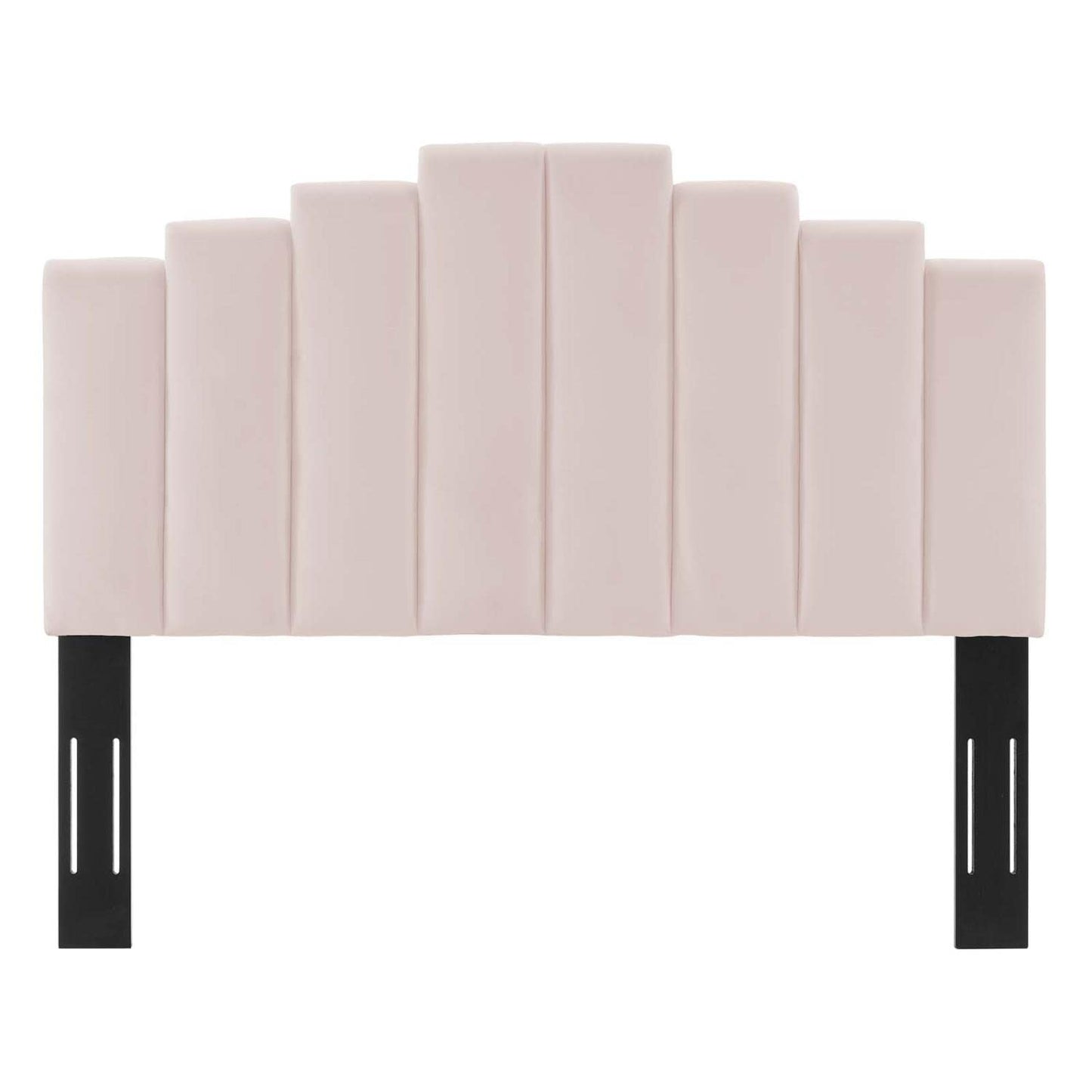 headboards | CasaFoyer Noelle Performance Velvet Full/Queen Headboard | Luxurious Stain-Resistant Velvet | Adjustable Height | Glam Deco Style | Pink | casafoyer.myshopify.com