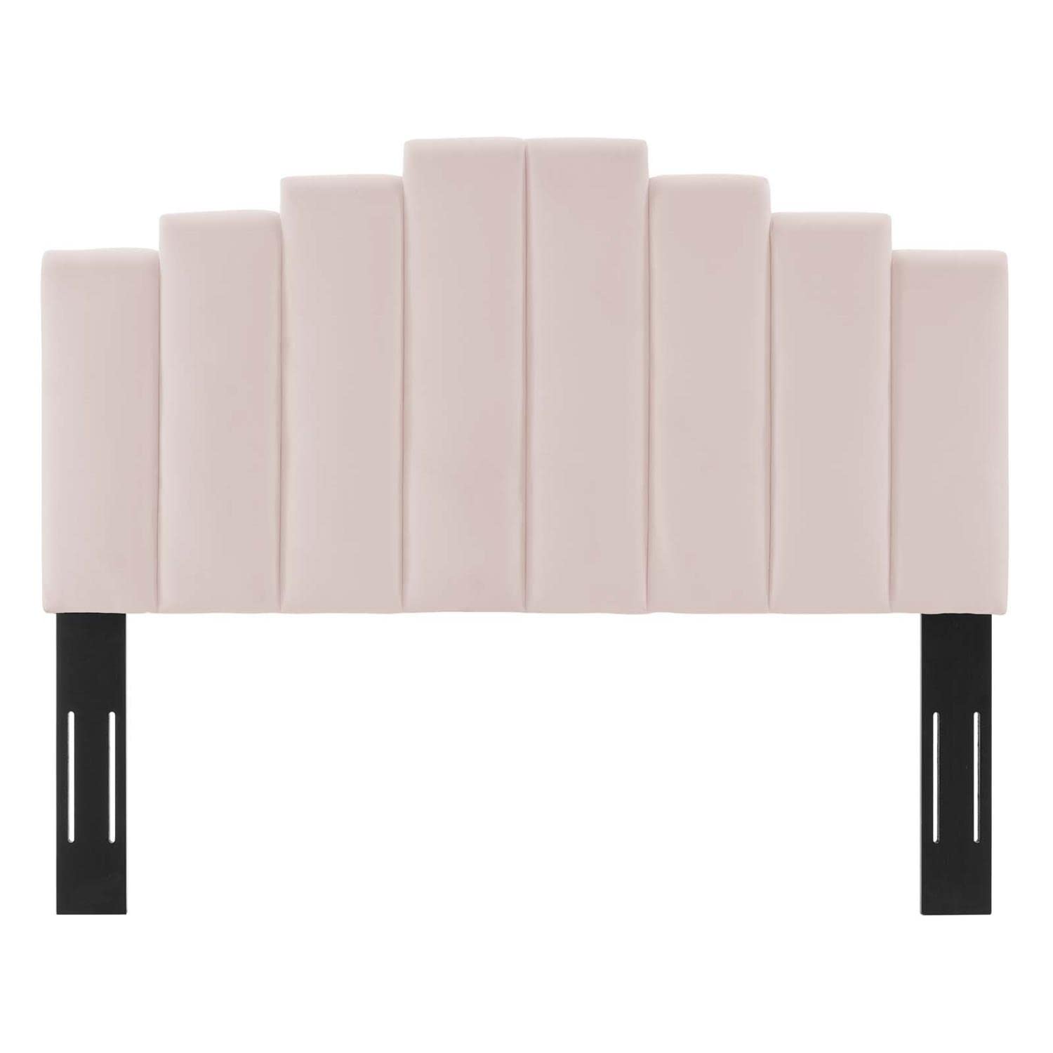 headboards | CasaFoyer Noelle Performance Velvet Full/Queen Headboard | Luxurious Stain-Resistant Velvet | Adjustable Height | Glam Deco Style | Pink | casafoyer.myshopify.com