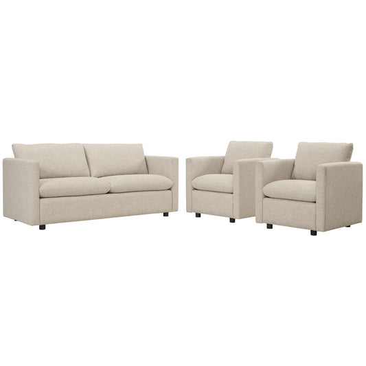 kitchen and dining room sets | CasaFoyer Activate Upholstered Fabric Sofa and Armchair Set | Cozy & Versatile | Soft Polyester Fabric | Modern Design | Sturdy & Durable | Includes Sofa & 2 Armchairs | casafoyer.myshopify.com