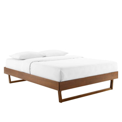 Bed | CasaFoyer Billie Full Platform Bed Frame | Modern Mid-Century Design | Interchangeable Headboards | Sturdy Wood Construction | No Box Spring Needed | 601 lbs Weight Capacity | casafoyer.myshopify.com