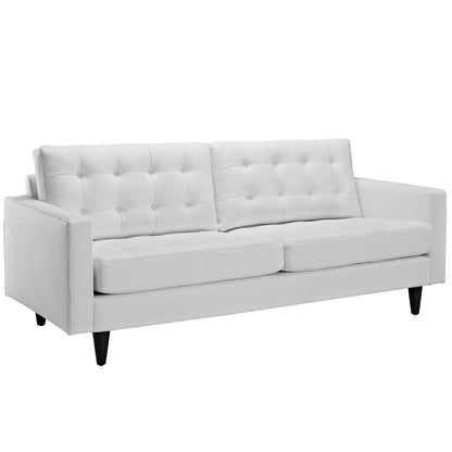 kitchen and dining room sets | CasaFoyer Empress Exquisite Design Leather Sofa & Armchair Set | White | Tufted Buttons | Luxurious Cushions | Elegant Armrests | Sturdy Wooden Legs | casafoyer.myshopify.com