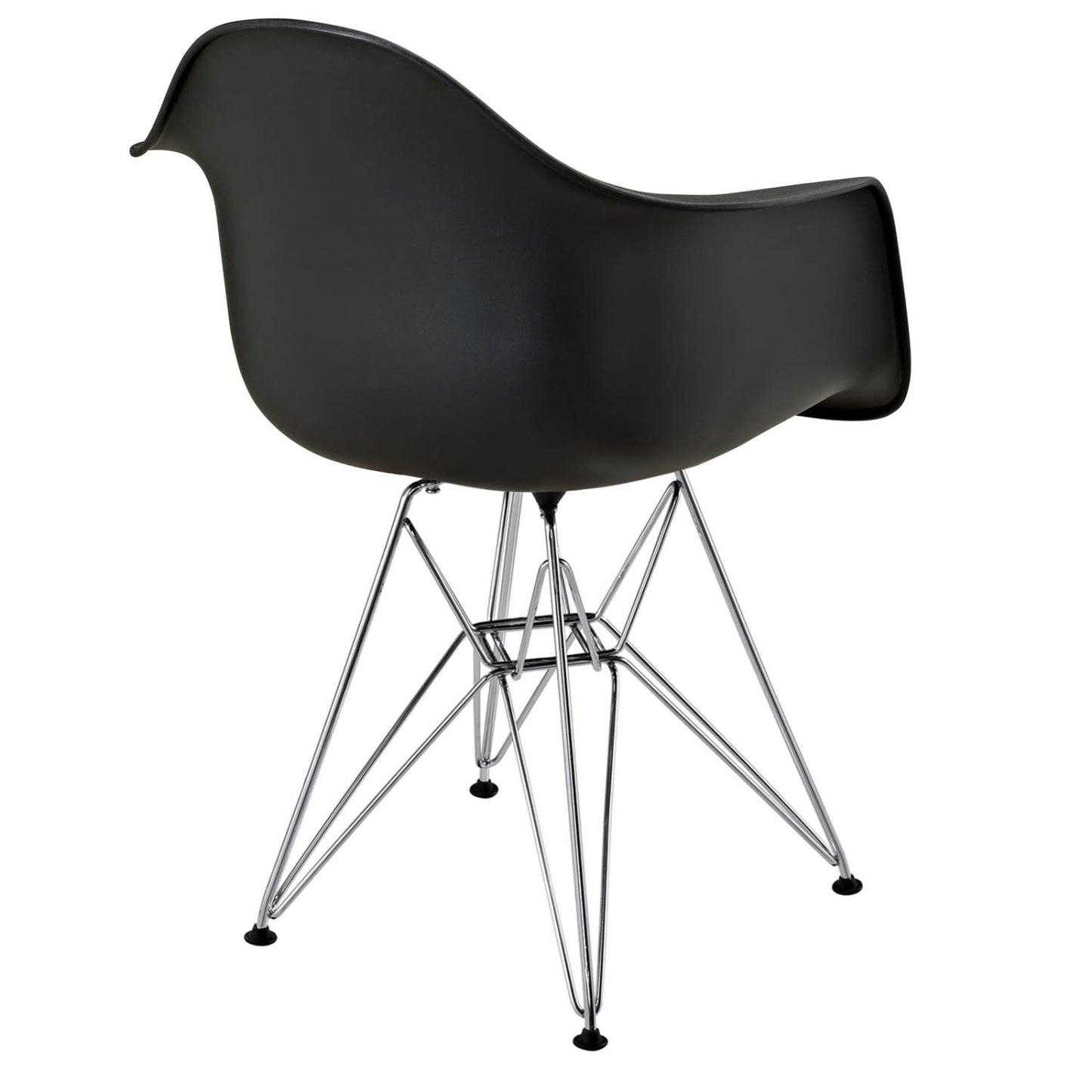 Sofa & chair Sets | Paris Wire Armchair | Molded Plastic Seat | Chromed Steel Wire Base | Versatile & Comfortable | Enhance Any Room Aesthetic | casafoyer.myshopify.com