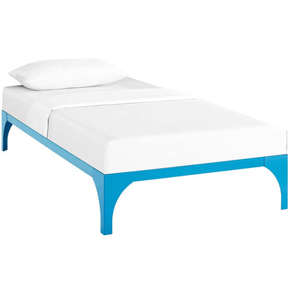 Bed | CasaFoyer Ollie Bed Frame | Slatted Wood Support System | Steel Frame | 1300 lbs Weight Capacity | Modern Design | Twin Size | casafoyer.myshopify.com