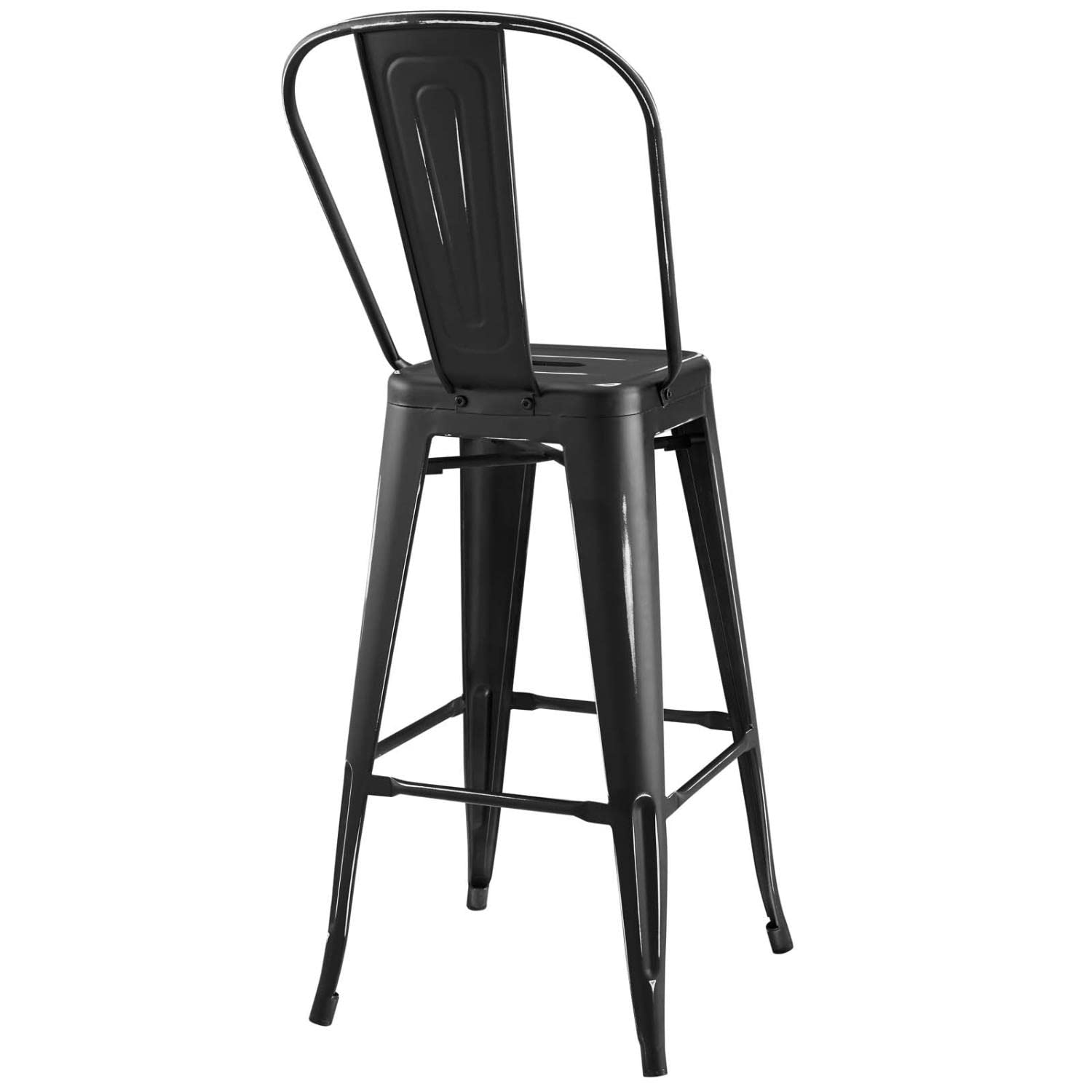 home office desk chairs | CasaFoyer Promenade Bar Stool | Vintage Powder Coated Steel | Classic Bistro Charm | Industrial Modern Design | Mix & Match for Dynamic Eating Space | casafoyer.myshopify.com