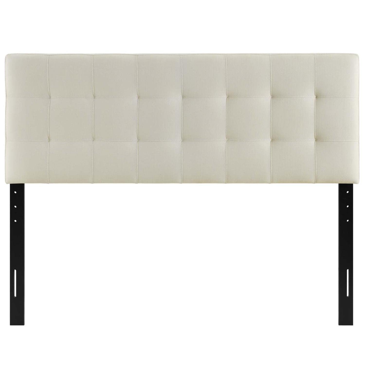 headboards | CasaFoyer  Lily Queen Upholstered Linen Fabric Tufted Headboard | Elegant & Durable Ivory | Contemporary Bedroom Decor | casafoyer.myshopify.com