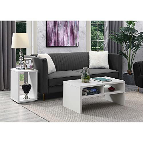 TABLE | Northfield Admiral End Table with Shelf | Sleek & Modern Design | Durable Honeycomb Construction | Spacious Surface Top | Ergode | casafoyer.myshopify.com