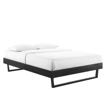 Bed | CasaFoyer Billie Full Platform Bed Frame | Modern Style | Interchangeable Headboards | Durable Wood Construction | No Box Spring Needed | Easy Assembly | Black | casafoyer.myshopify.com