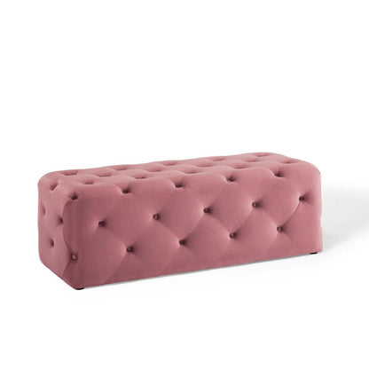 ottomans | CasaFoyer Amour 48 Tufted Button Entryway Bench | Plush Stain-Resistant Velvet | Comfortable Seating | Stylish & Practical | Supports 500 lbs | casafoyer.myshopify.com