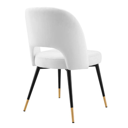 home office desk chairs | CasaFoyer Rouse Dining Side Chair Set | Elegant & Cozy | Foam Padded Velvet Upholstery | Bentwood Construction | Matte Black Stainless Steel Legs | 331 lbs Weight Capacity | Set of 2 | casafoyer.myshopify.com