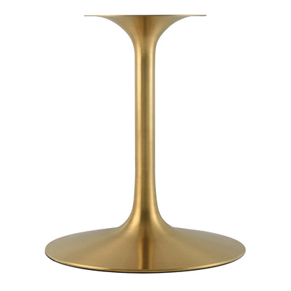 patio dining tables | CasaFoyer Lippa 54 Round Dining Table | Timeless Modernism | Artificial Marble Top | Scratch Resistant Finish | Gold White | casafoyer.myshopify.com