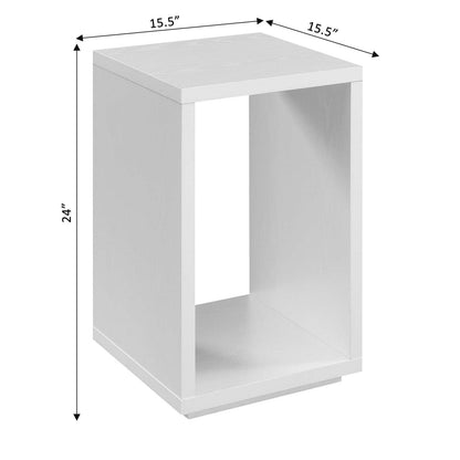 TABLE | Northfield Admiral End Table with Shelf | Sleek & Modern Design | Durable Honeycomb Construction | Spacious Surface Top | Ergode | casafoyer.myshopify.com