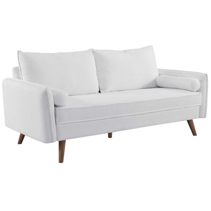 kitchen and dining room sets | CasaFoyer Revive Sofa & Loveseat Set | Cozy & Stylish | Bolster Pillows | Easy to Unpack | Cherished Lounge Area | White | casafoyer.myshopify.com