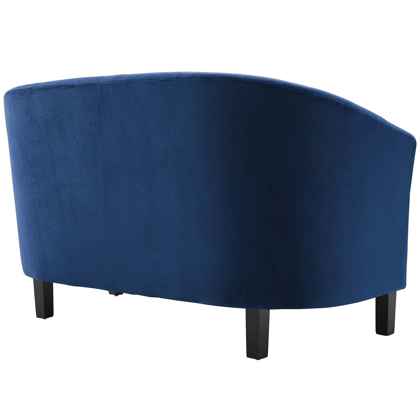 sofas | CasaFoyer Prospect Performance Velvet Loveseat | Modern Barrel Back Design | Stain-Resistant Upholstery | Chic Channel Tufting | Retro Modern Elements | Ultimate Comfort | 331 lbs Weight Capacity | casafoyer.myshopify.com