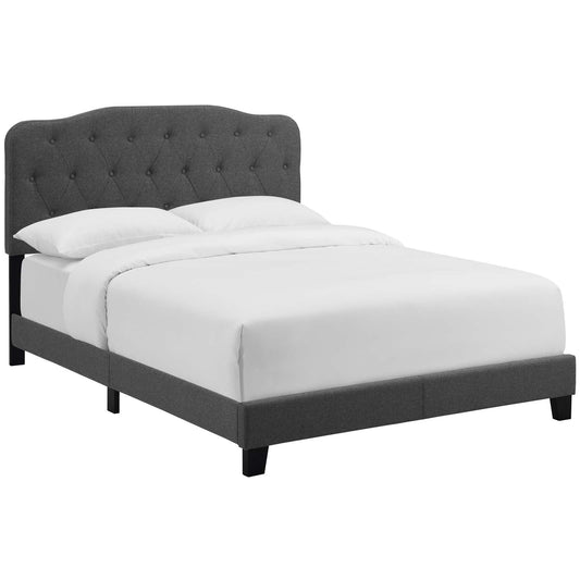 adjustable bed bases | CasaFoyer Amelia Full Bed | Luxurious & Stylish | Upholstered Fabric | Button-Tufted Headboard | Solid Wood Construction | Non-Marking Legs | Supports Various Mattress Types | 800 lbs. Weight Capacity | Gray | casafoyer.myshopify.com