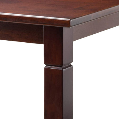 Dining Table | CasaFoyer  Wood Kingsgate Dining Table | Sleek Design | Tapered Legs | Versatile & Ideal for Small Spaces | Accommodates 4 Guests | Solid Wood | Walnut Finish | Easy Assembly | Dimensions: 29.53 W x 29.53 D x 29.13 H | Weight: 29 lbs. | casafoyer.myshopify.com