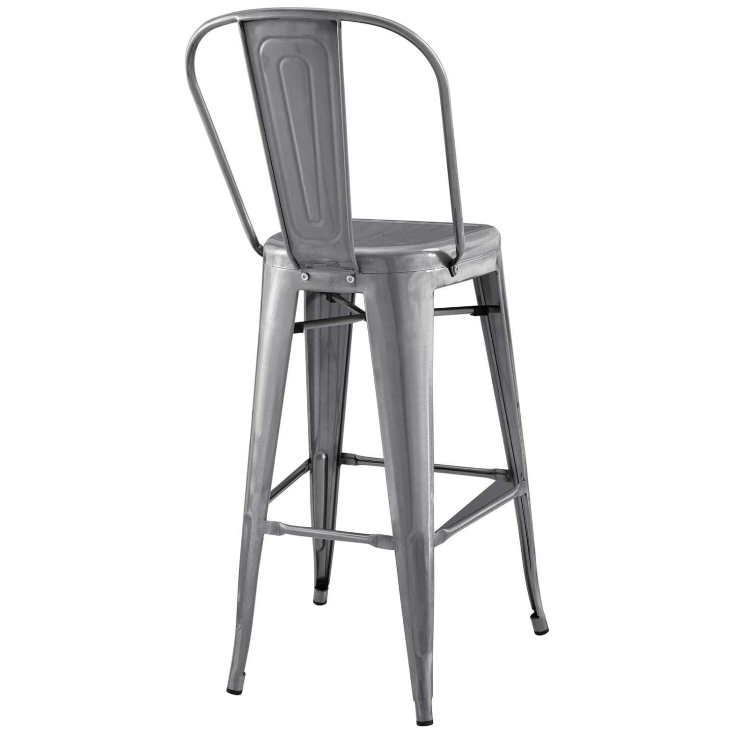 home office desk chairs | CasaFoyer Promenade Bar Stool | Vintage Powder Coated Steel | Industrial Modern Design | Breakfast Nook or Bar Area | casafoyer.myshopify.com