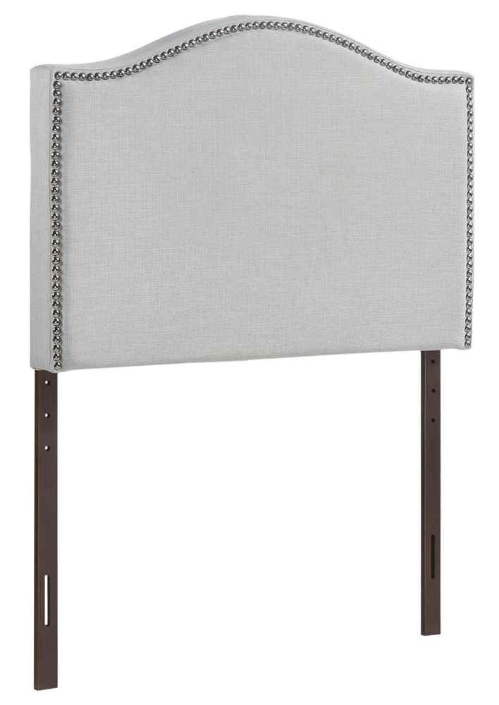 headboards | CasaFoyer Curl Twin Headboard | Elegant & Stylish Design | High-Quality Linen Fabric | Nail Button Trim | Durable Construction | Perfect Centerpiece for Twin Beds | Comfortable & Stylish Sleeping Experience | casafoyer.myshopify.com