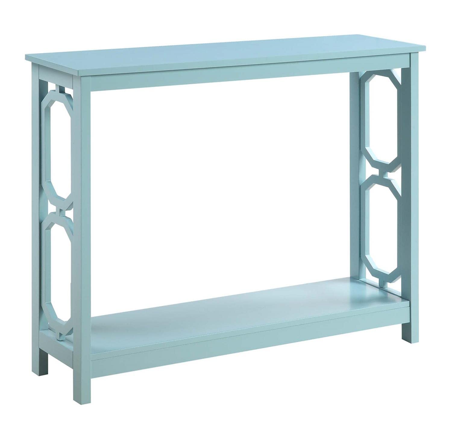 TABLE | Ergode Omega Console Table with Shelf | Stylish & Practical | 2 Tiers for Display | Contemporary Design | Easy to Maintain | Hidden Storage | Quick Assembly | Omega Collection by Ergode | casafoyer.myshopify.com