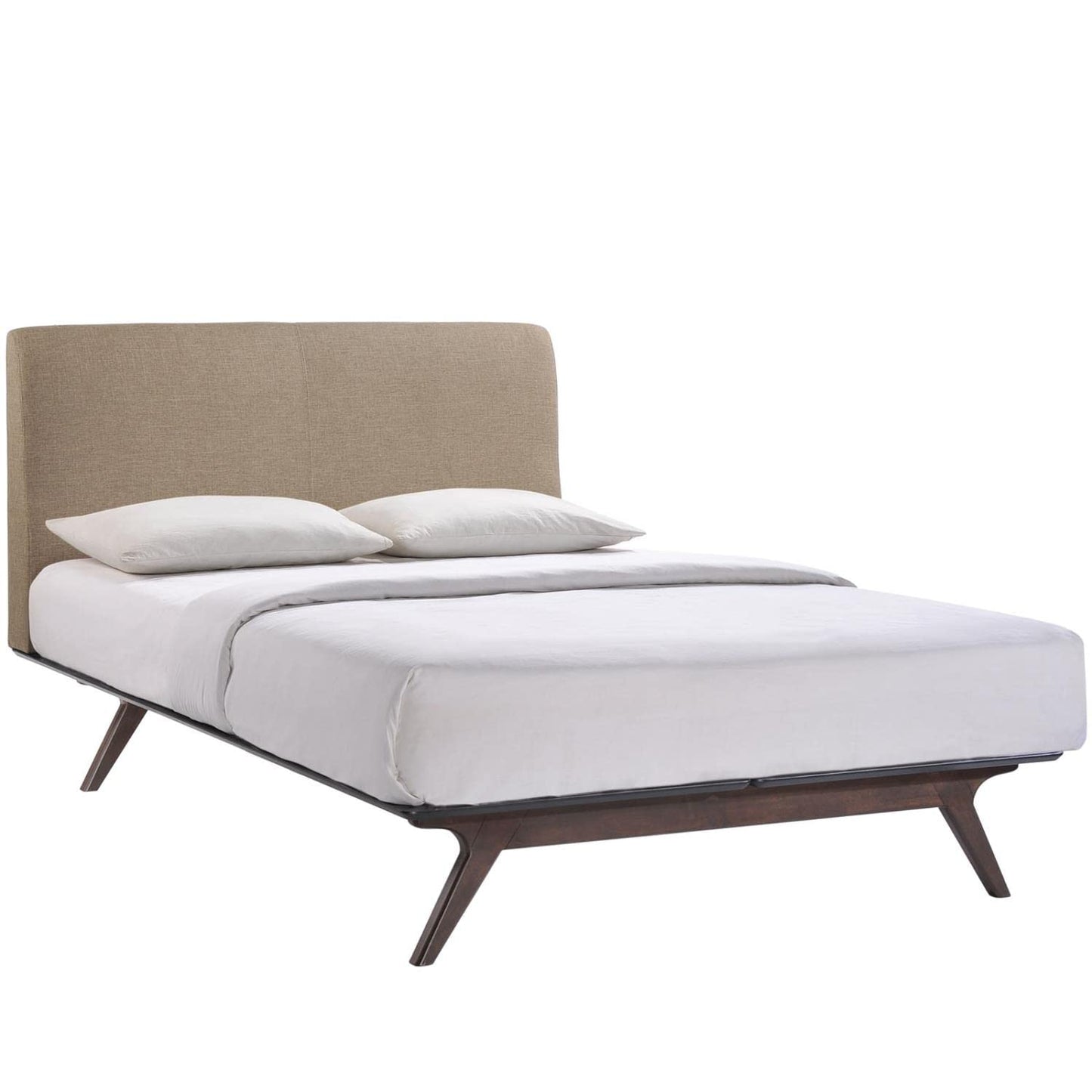 adjustable bed bases | CasaFoyer Tracy Queen Bedroom Set | Toffee Brown Stained Bed with Foam Padded Headboard | Includes Nightstand | Mattress & Boxspring Not Included | casafoyer.myshopify.com