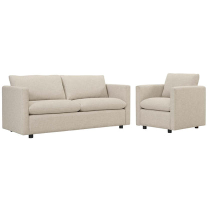kitchen and dining room sets | CasaFoyer Activate Upholstered Fabric Sofa and Armchair Set | Cozy & Versatile | Soft Polyester Fabric | Modern Design | Sturdy & Durable | Easy to Unpack | Includes Sofa & Armchair | casafoyer.myshopify.com