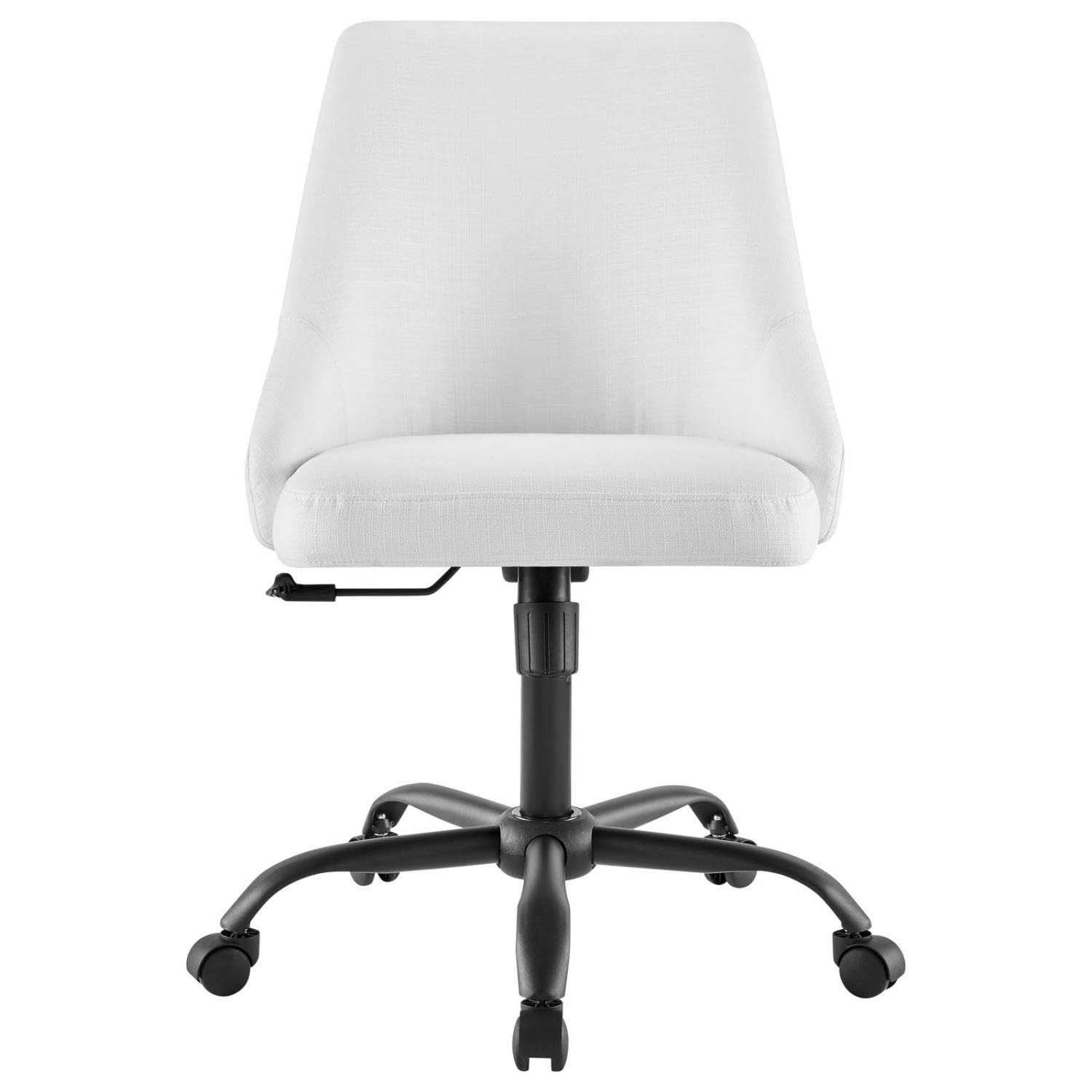 home office desk chairs | CasaFoyer Designate Upholstered Office Chair | Sleek Design | Comfortable Seating | Adjustable Height | 360-degree Swivel | Black White | casafoyer.myshopify.com