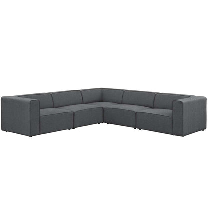 kitchen and dining room sets | CasaFoyer Mingle 5-Piece Modular Sectional Sofa Set | Plush Comfort | Stylish Design | Ideal for Modern Decor | Gray | casafoyer.myshopify.com