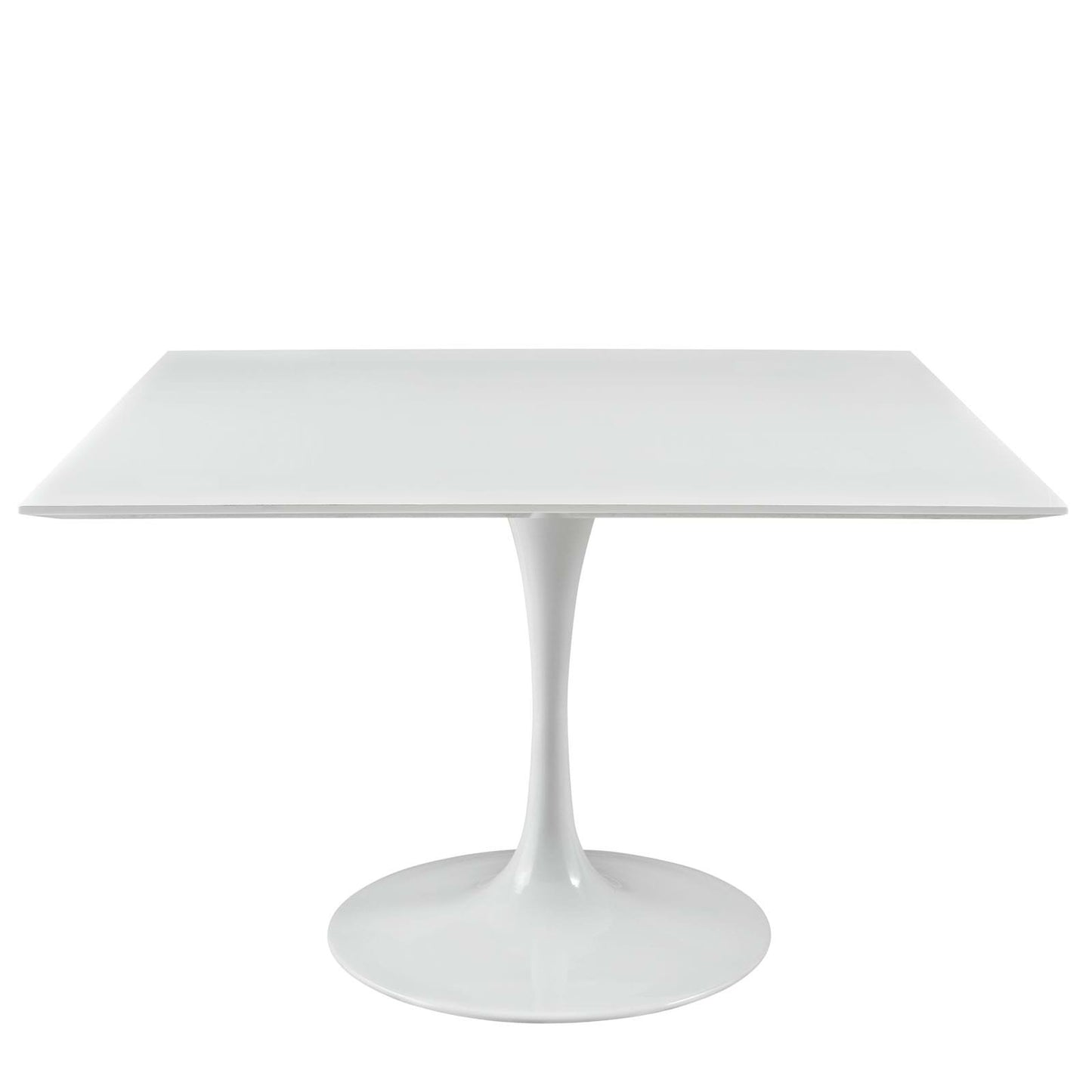 Dining Table | Lippa 47 Square Dining Table | Timeless Modern Design | White Top | Metal Tapered Base | Chip-Resistant Finish | casafoyer.myshopify.com