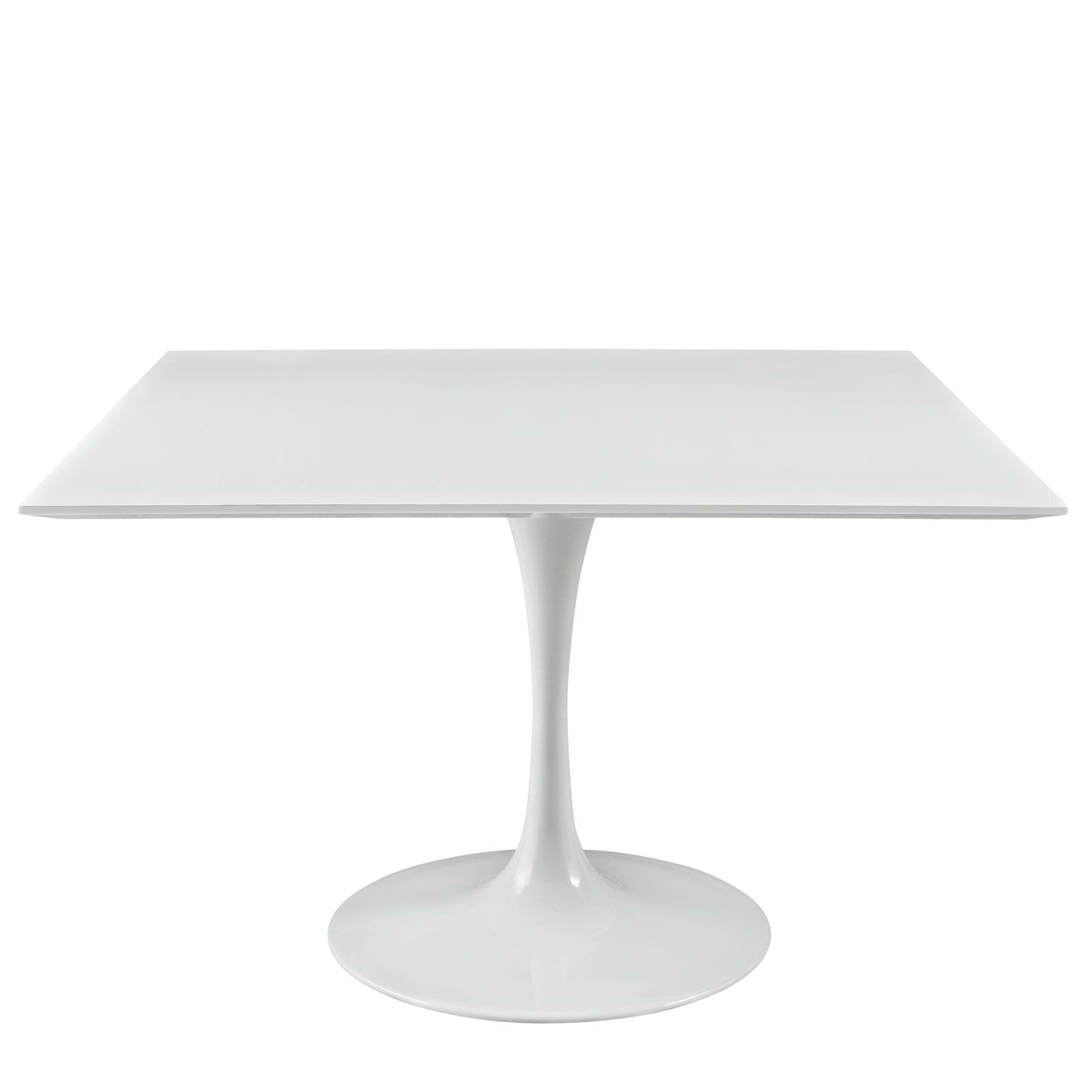 Dining Table | Lippa 47 Square Dining Table | Timeless Modern Design | White Top | Metal Tapered Base | Chip-Resistant Finish | casafoyer.myshopify.com