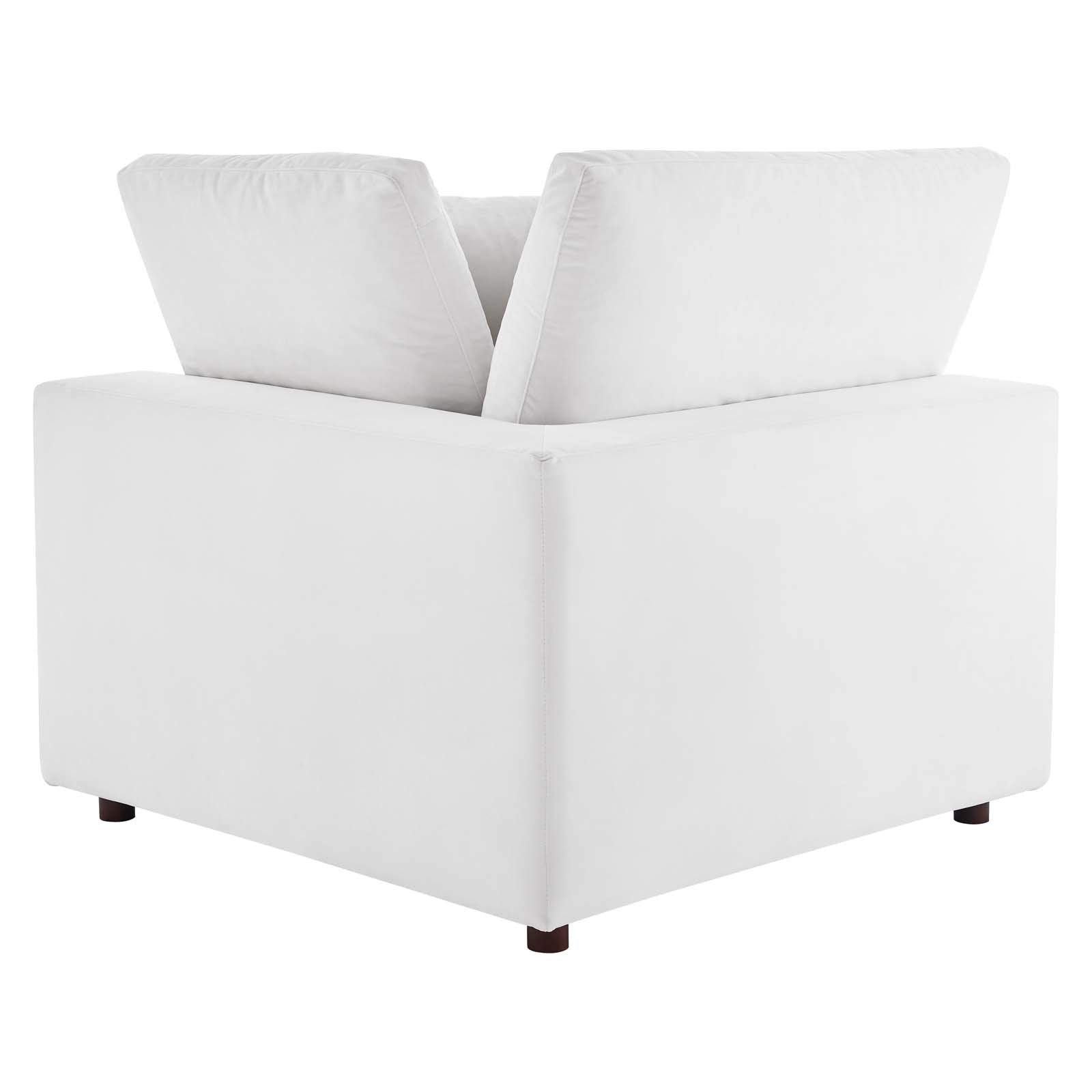 sofas | CasaFoyer Commix | Plush Comfort | Sleek Design | Stain-Resistant Velvet | Solid Wood Frame | 5-Piece Set | White | casafoyer.myshopify.com