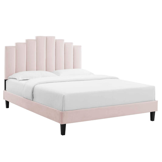 adjustable bed bases | CasaFoyer Elise Performance Velvet Queen Platform Bed | Glamorous Deco Style | Stain-Resistant Velvet | Comfortable Foam Padding | Supports Various Mattress Types | Sturdy Construction | Easy Assembly | Pink | casafoyer.myshopify.com