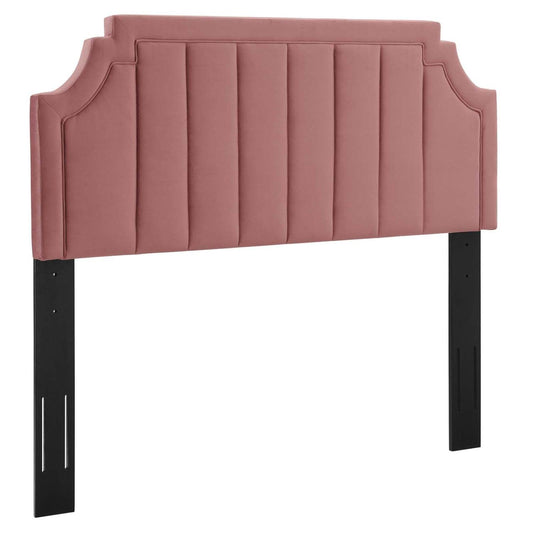 headboards | CasaFoyer Alyona Channel Tufted Performance Velvet Full/Queen Headboard | Glam Deco Style | Vintage Modern Elegance | Stain-Resistant | Comfortable Support | casafoyer.myshopify.com