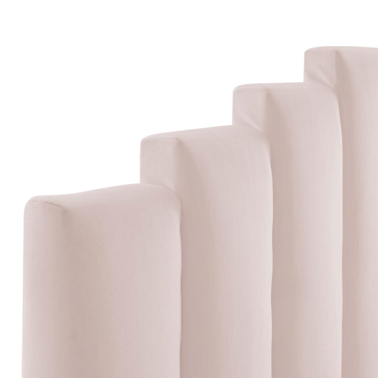 headboards | CasaFoyer Noelle Performance Velvet Full/Queen Headboard | Luxurious Stain-Resistant Velvet | Adjustable Height | Glam Deco Style | Pink | casafoyer.myshopify.com