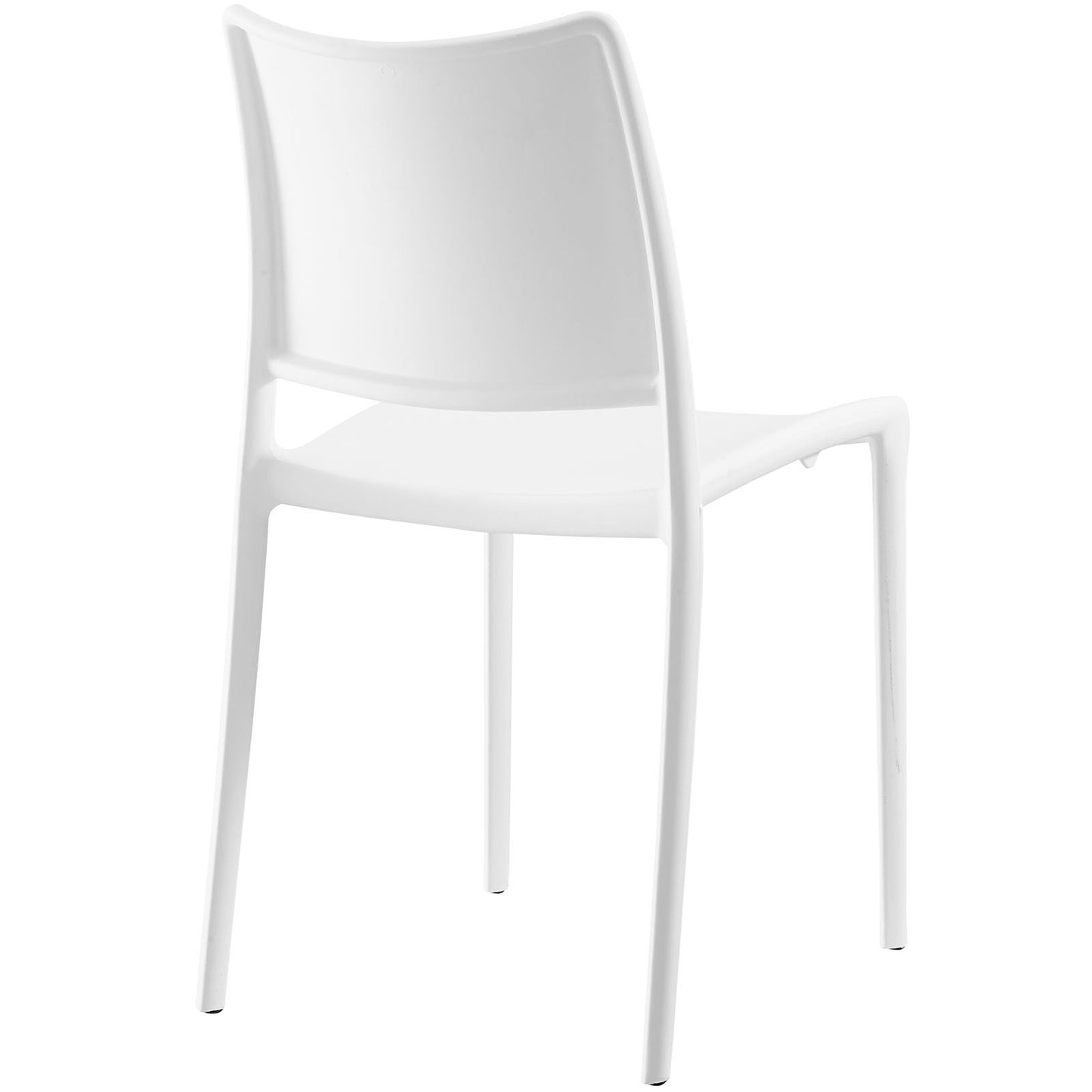 Chair | Hipster Dining Side Chair | Captivating & Interactive Design | Stackable | Fully Assembled | Indoor/Outdoor Use | White | casafoyer.myshopify.com