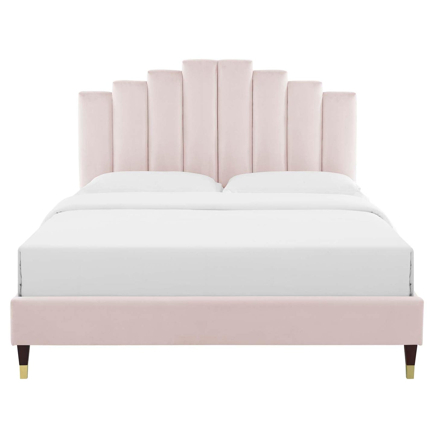 adjustable bed bases | CasaFoyer Elise Performance Velvet King Platform Bed | Opulent Elegance | Art Deco Style | Stain-Resistant | Memory Foam Compatible | Sturdy Foundation | 800 lbs Weight Capacity | casafoyer.myshopify.com