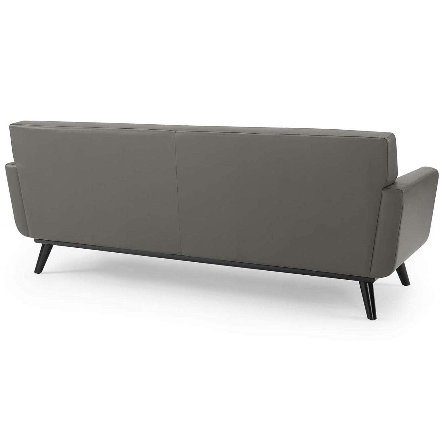 sofas | CasaFoyer Engage Mid-Century Modern Tufted Top-Grain Leather Sofa | Plush & Stylish Lounge Furniture | Gray | Living Room, Lounge, or Office | casafoyer.myshopify.com