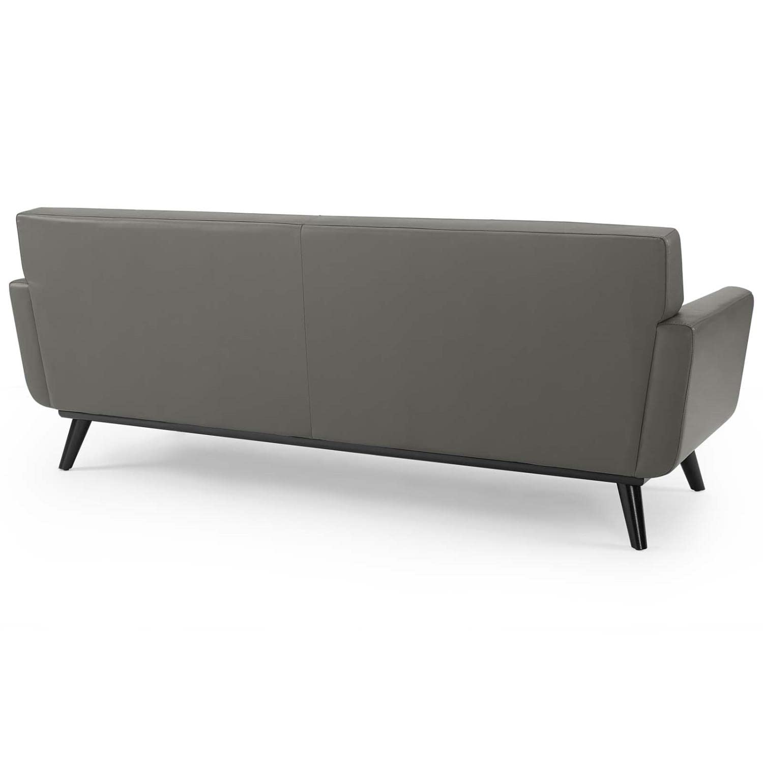 sofas | CasaFoyer Engage Mid-Century Modern Tufted Top-Grain Leather Sofa | Plush & Stylish Lounge Furniture | Gray | Living Room, Lounge, or Office | casafoyer.myshopify.com