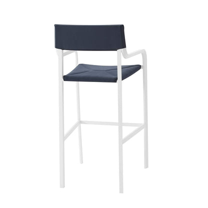 home office desk chairs | CasaFoyer Raleigh Outdoor Patio Dining Bar Stool | Sleek Design | All-Weather Fabric | Stackable | Customize Arrangement | 300 lbs Capacity | casafoyer.myshopify.com